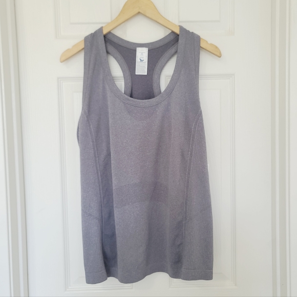 Old Navy Tops - NWT Old Navy Gray Racerback Tank Top Size XXL
